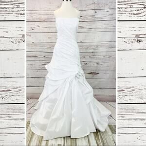 Maggie Sottero Couture Size 10 Strapless Mermaid Dress